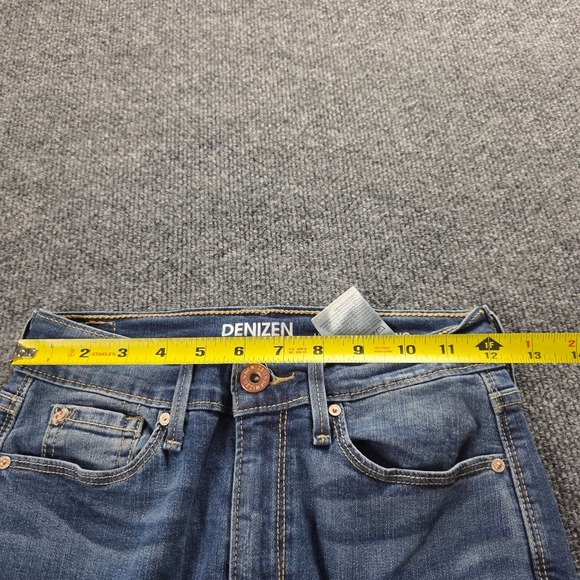 Denizen from Levis High Rise Jegging Distressed Medium Wash Blue Jeans Sz 3 W26 - Picture 7 of 12